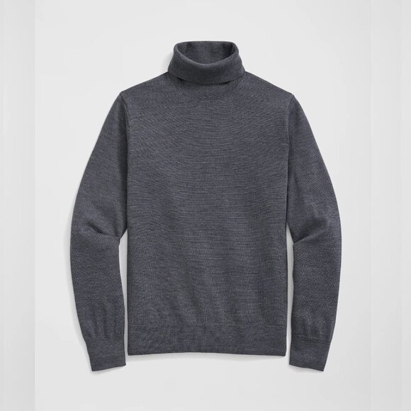 Brooks Brothers Extra-Fine Merino Wool Turtleneck Sweater - Picture 3 of 9